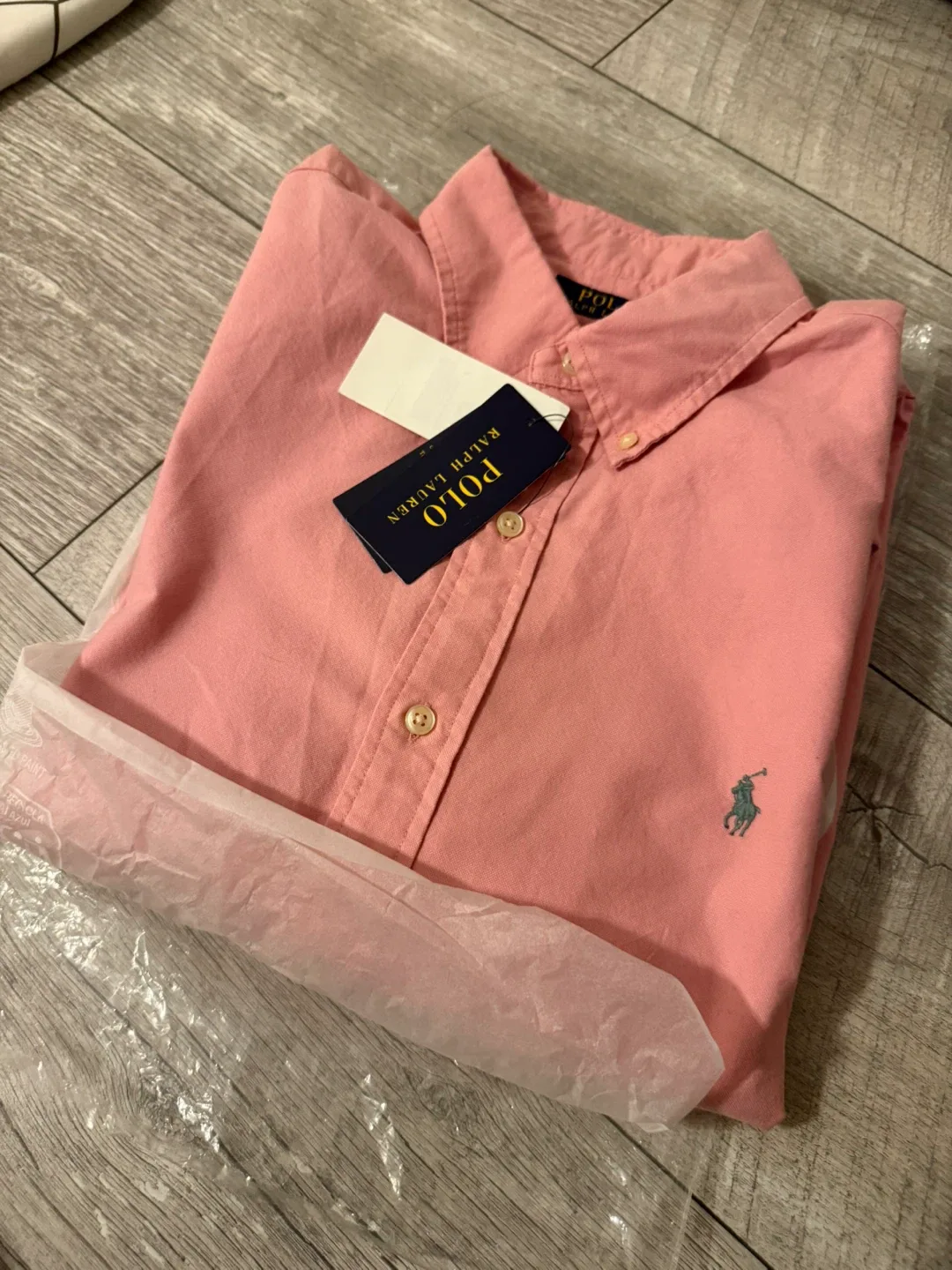 Ralph Lauren Button Down Shirts - Pink & Green