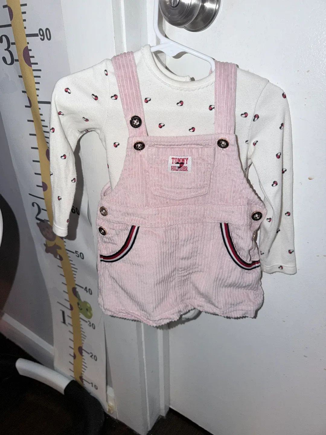 Tommy Hilfiger Baby Outfit - Pink Corduroy Dress