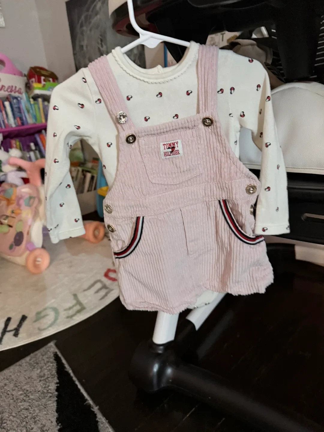 Tommy Hilfiger Baby Outfit - Pink Corduroy Dress image indicator(3)