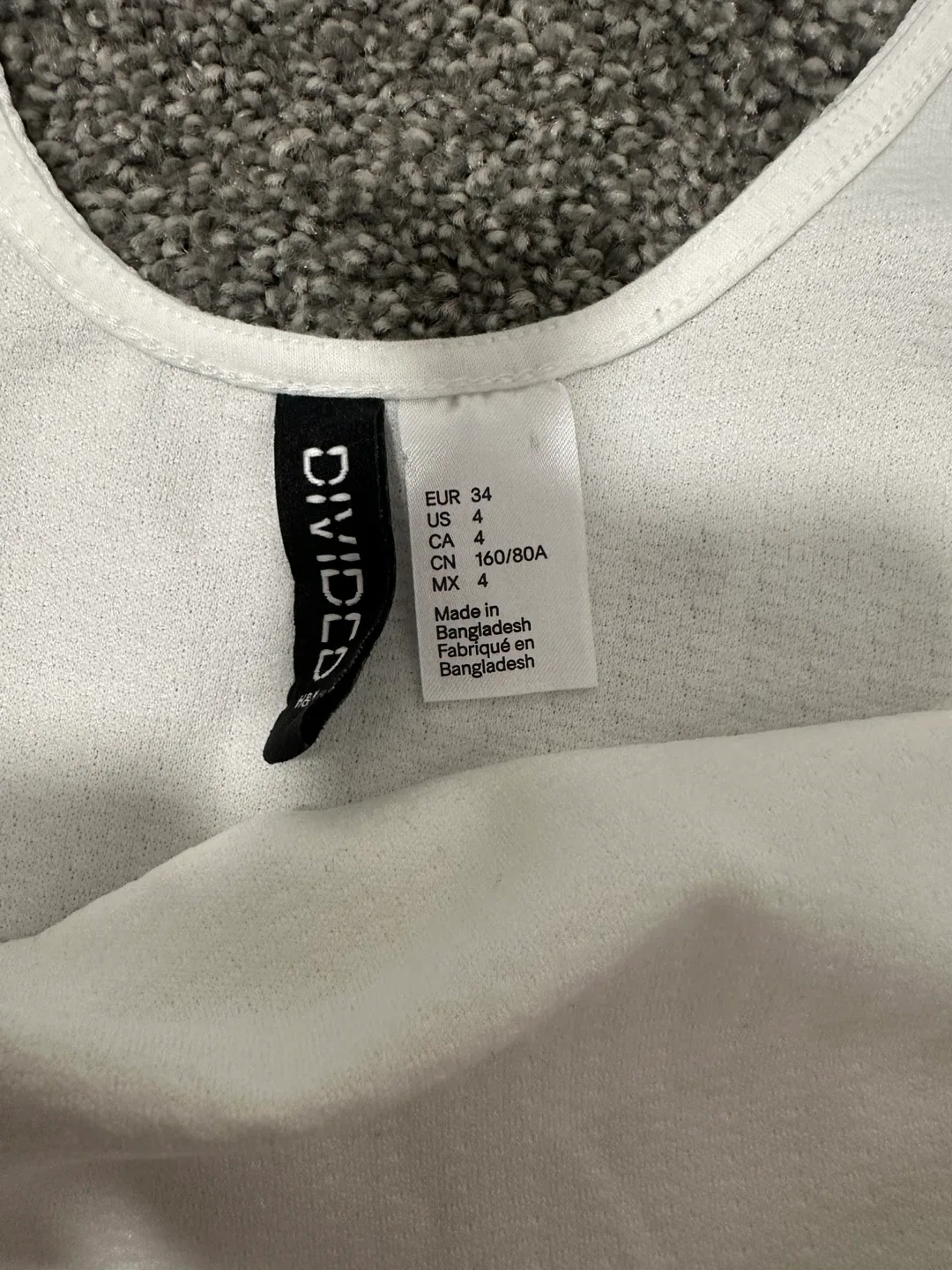 H&M White Dress - Size 4 image indicator(2)
