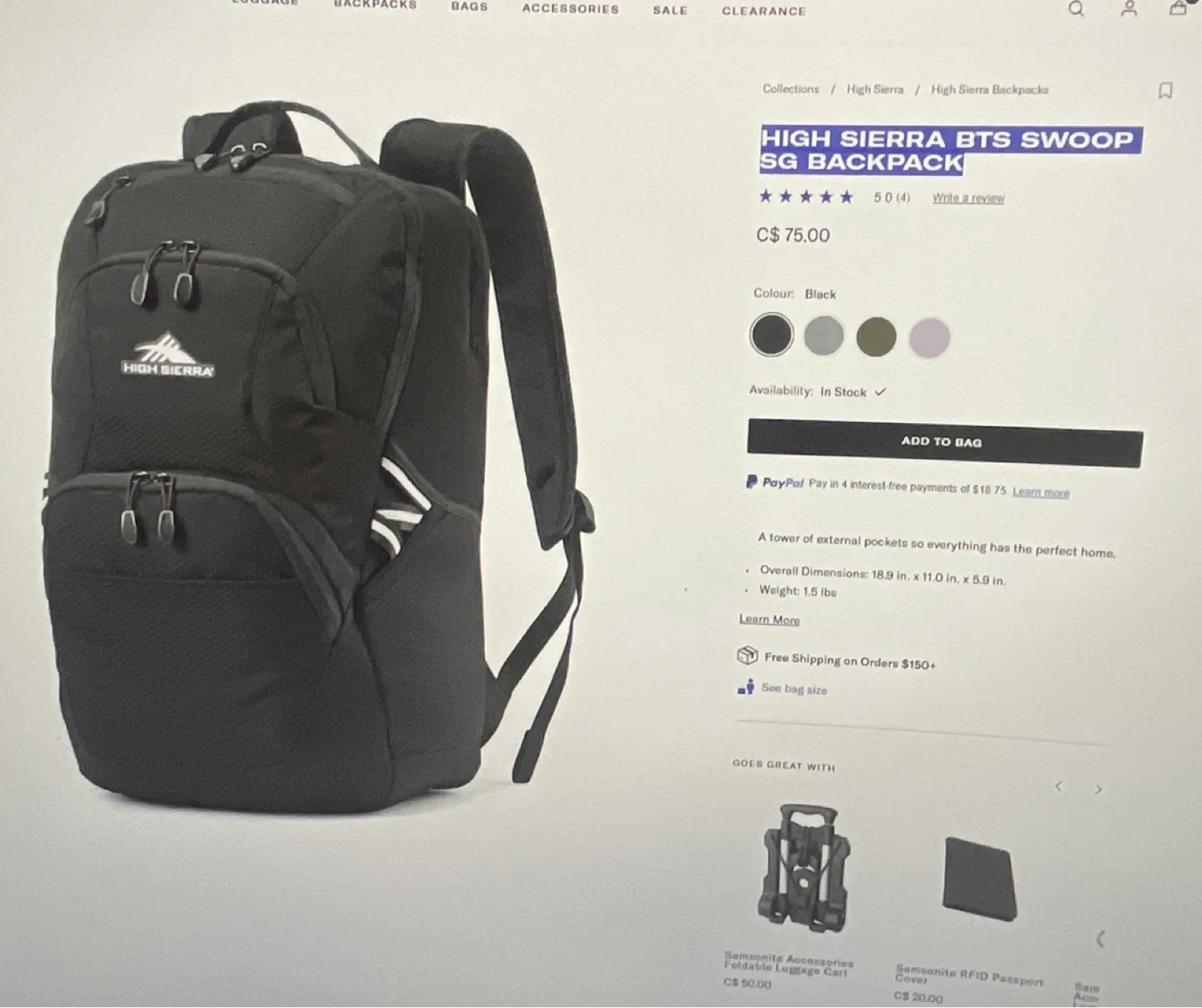 High Sierra BTS Stacked Compartment Lunch Bag image indicator(4)