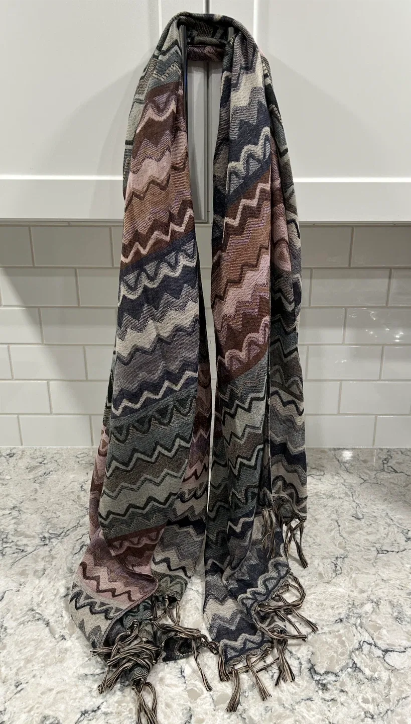 Assorted Scarves - Floral, Plaid, Zigzag ($10 each) image indicator(2)
