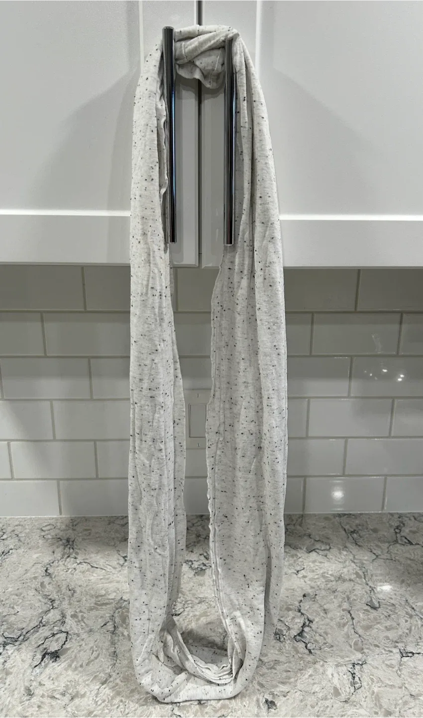 Speckled Grey Infinity Scarf