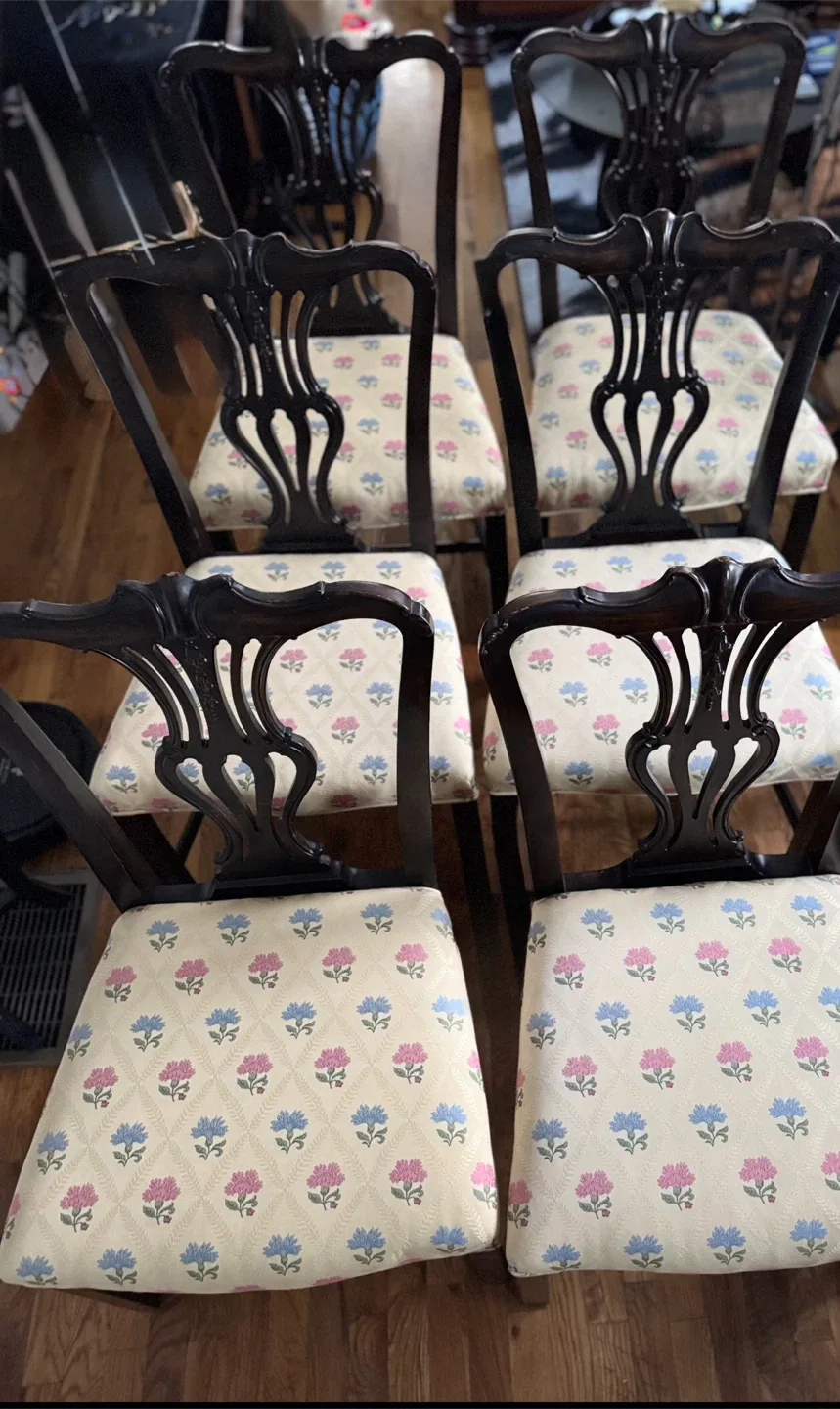 Set of 8 Antique Dining Chairs