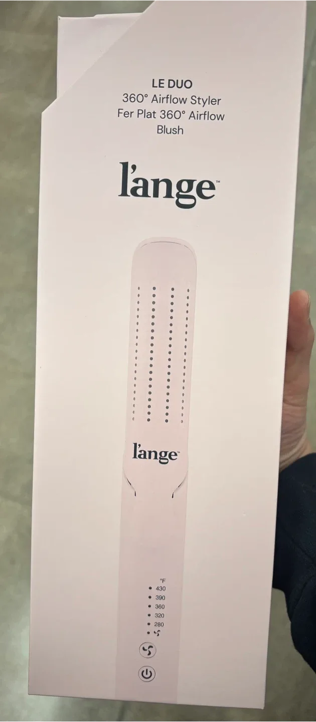 l'ange LE DUO 360° Airflow Styler - Blush, New in Box!