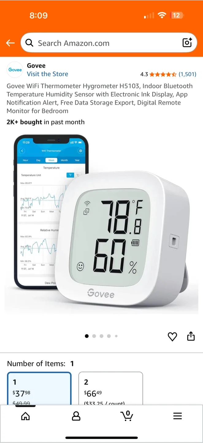 Govee WiFi Thermo-Hygrometer H5103 image indicator(5)