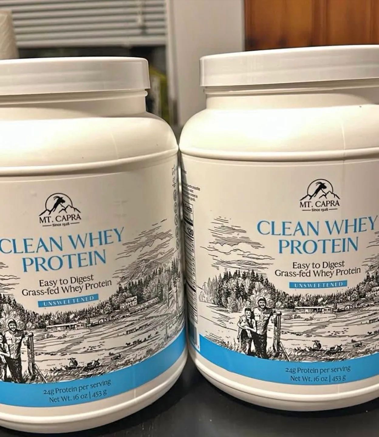 Mt. Capra Clean Whey Protein - Unsweetened