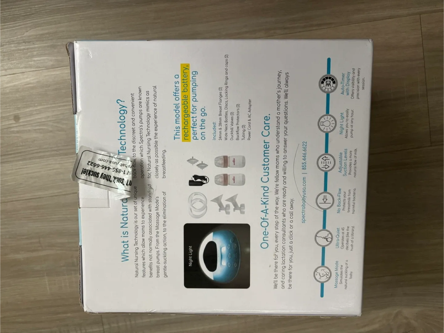 Spectra S1 Plus Premier Rechargeable Breast Pump image indicator(4)