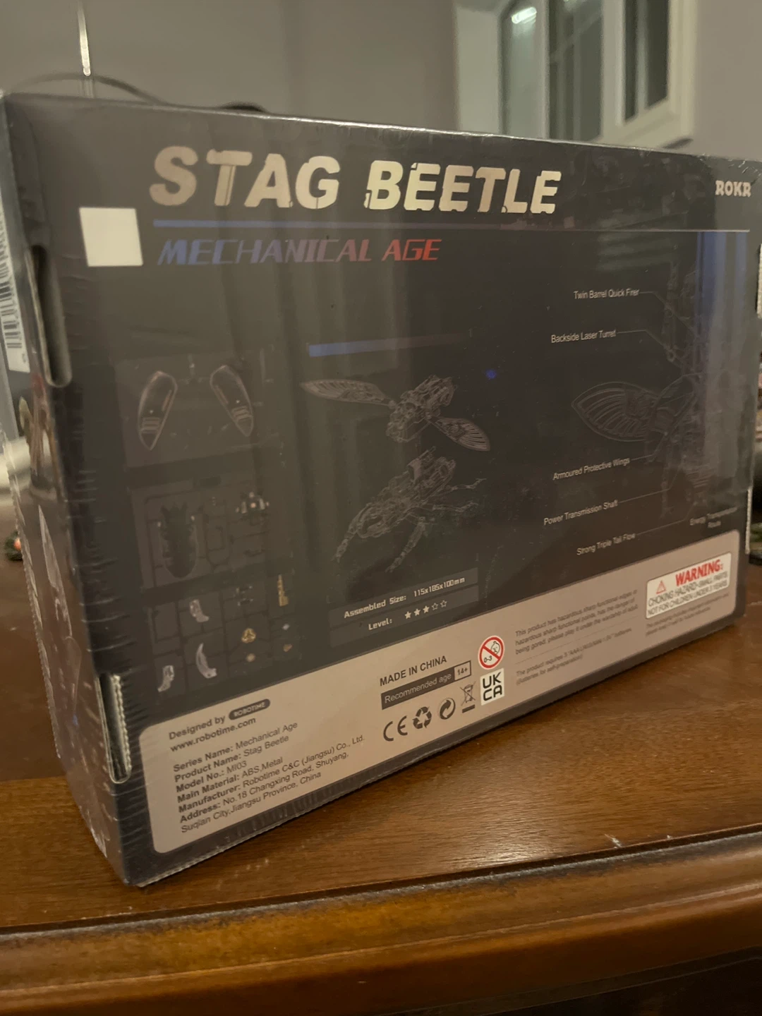 New ROKR Stag Beetle Mechanical Age Model Kit - photo 3