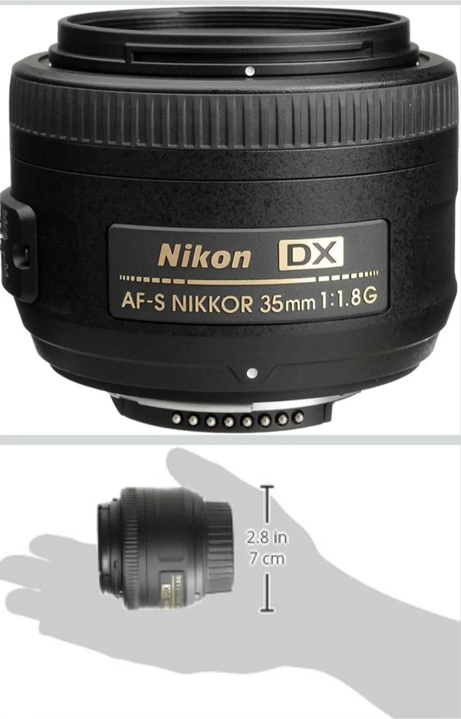 Nikon AF-S DX Nikkor 35mm f/1.8G Lens image indicator(2)