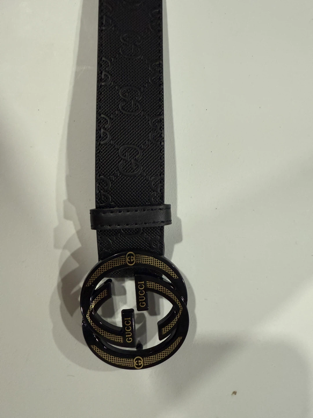 Gucci Black Leather Belt, Size 130-52 - photo 3