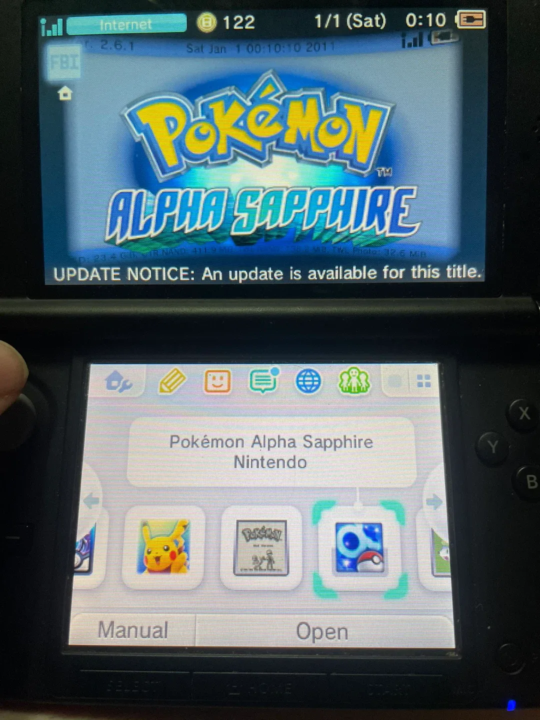 Nintendo 3DS XL with Pokémon Games and Stylus image indicator(8)