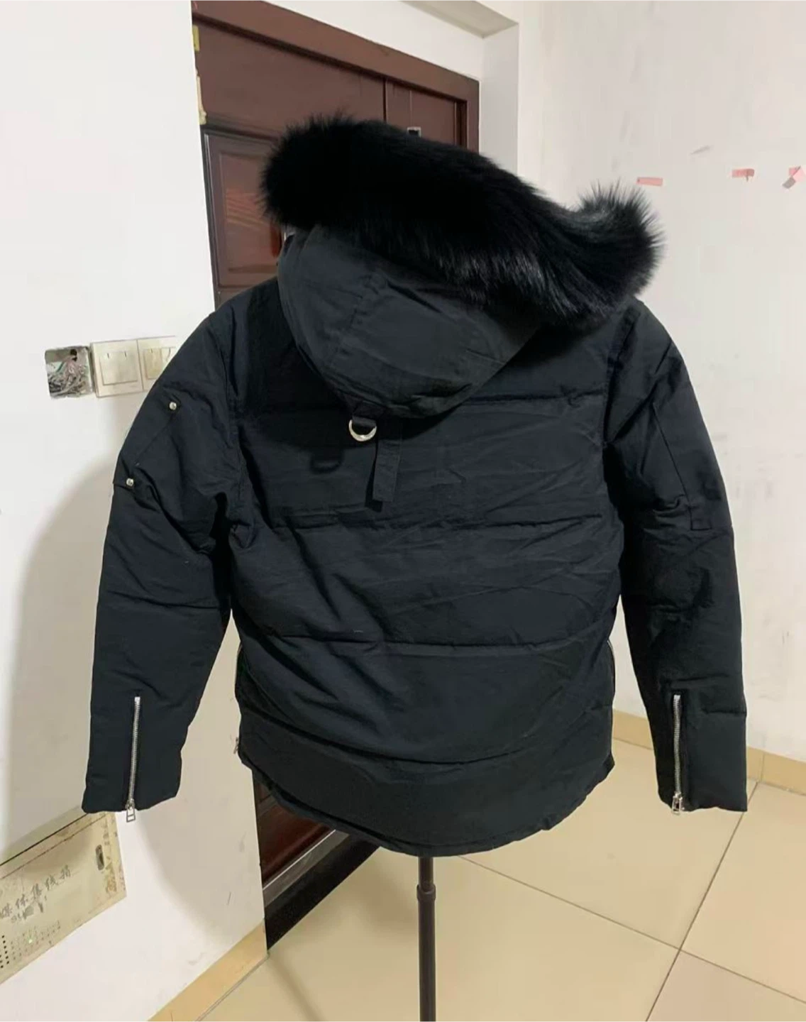 Moose Knuckles Black Down Jacket - Size M 1:1 - photo 2