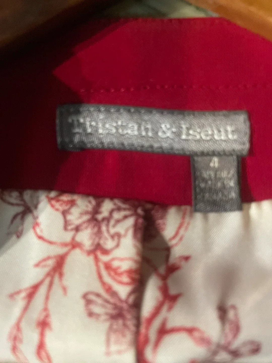 Tristan & Iseut Red Skirt & Suit - Size 4 image indicator(3)