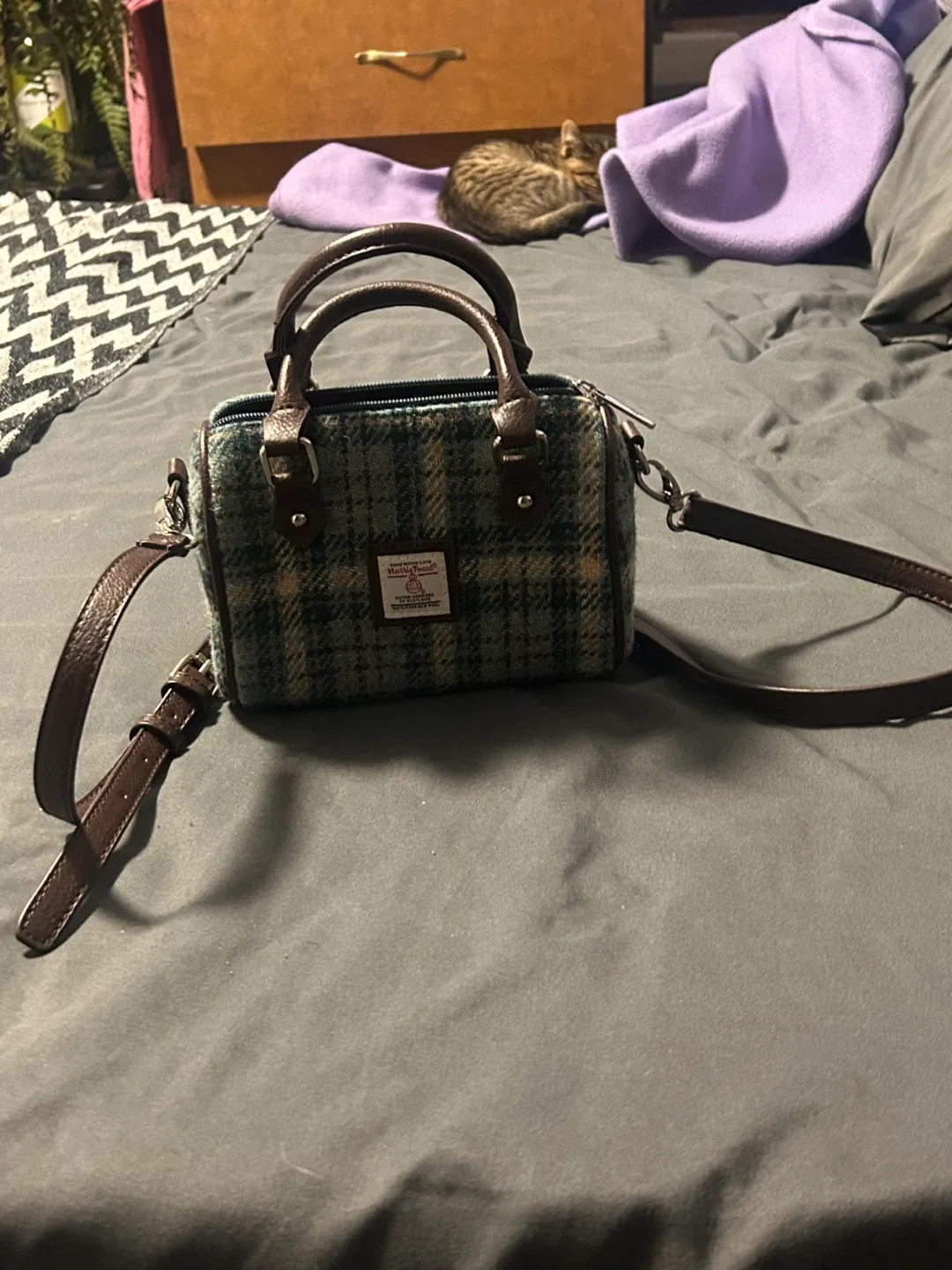 Glen Appin of Scotland Harris Tweed Handbag image indicator(2)