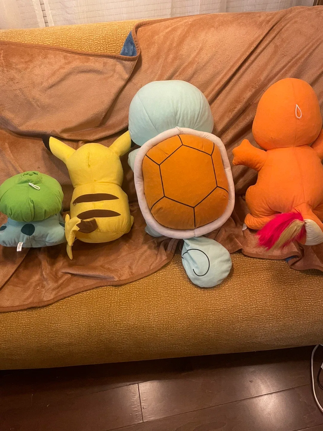 Pokemon Plush Set - Pikachu, Charmander, Bulbasaur, Squirtle image indicator(2)