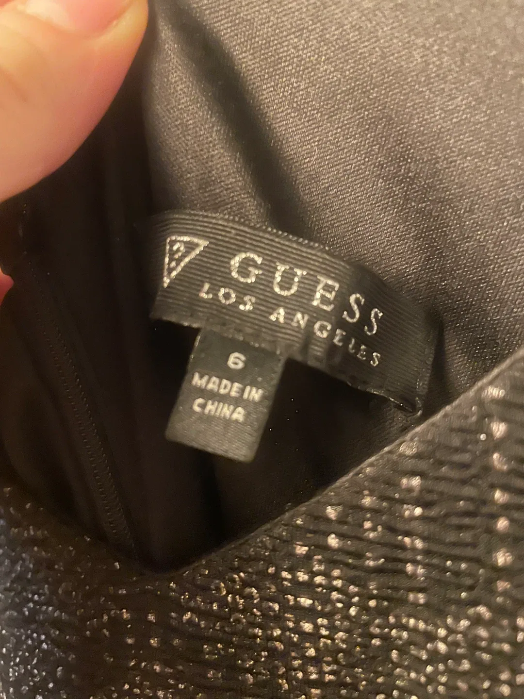 Guess Black Dress Size 6 image indicator(2)