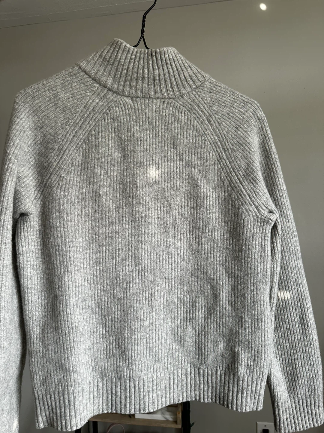 Banana Republic Grey Wool Blend Sweater - Size L - photo 3