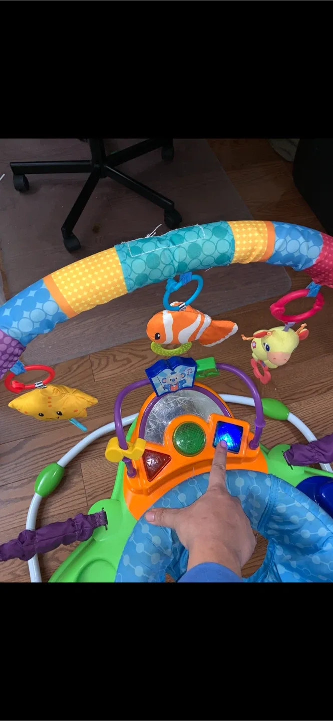 Play Bouncer with Toys and Lights for Babies image indicator(5)