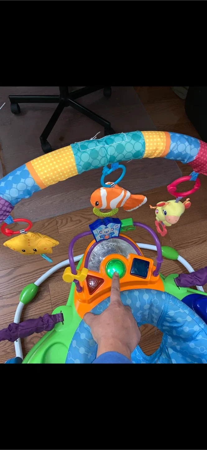 Play Bouncer with Toys and Lights for Babies image indicator(4)