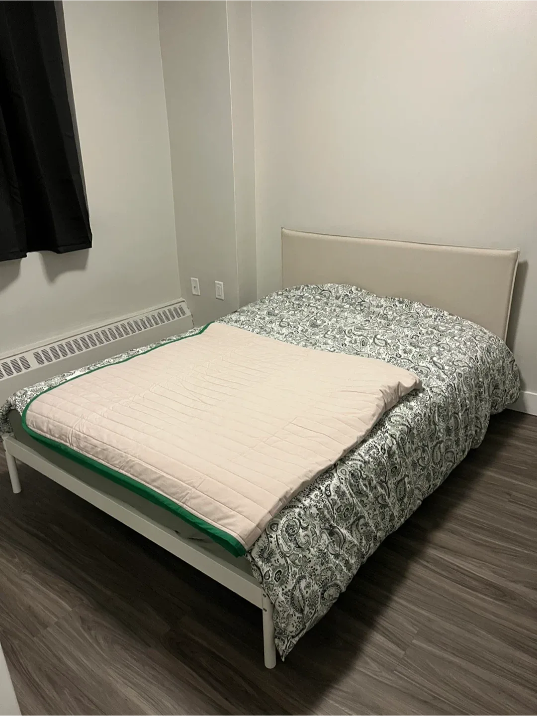 IKEA KLEPPSTAD Bed Frame WITH Mattress - Double/Full - like new!