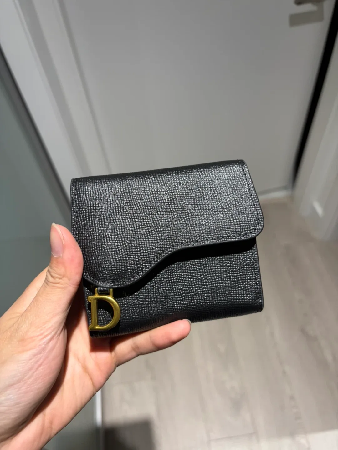 Christian Dior Black Leather Wallet