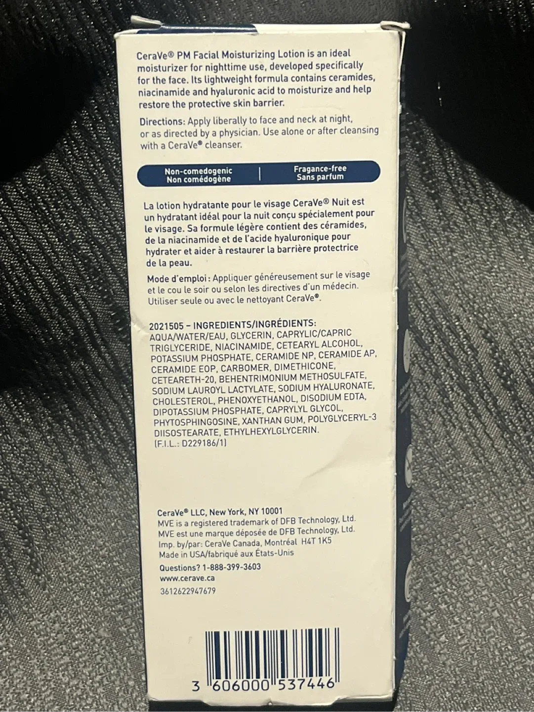 CeraVe PM Facial Moisturizing Lotion (89ml) image indicator(2)