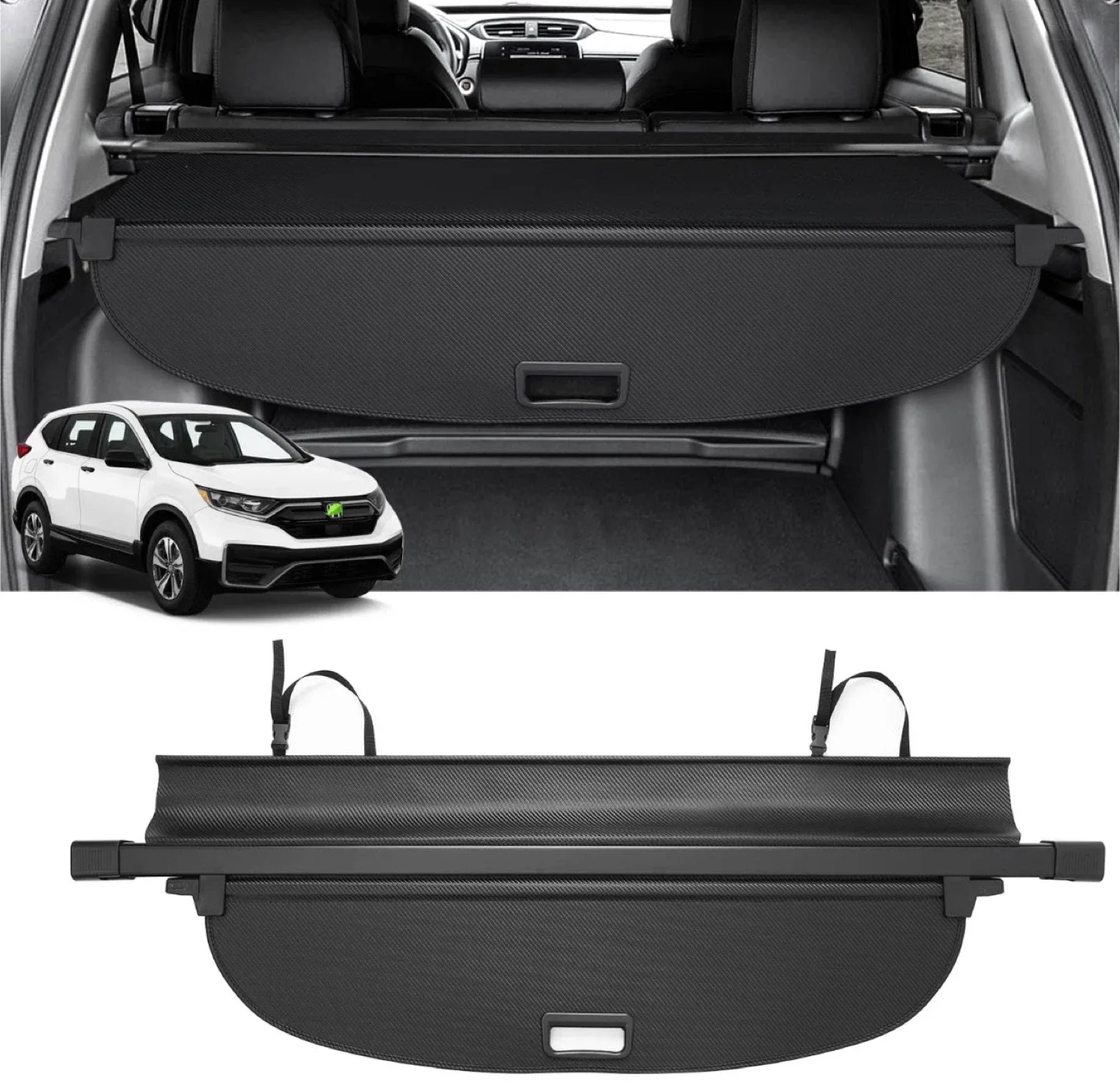 Honda CRV Cargo Cover - Black