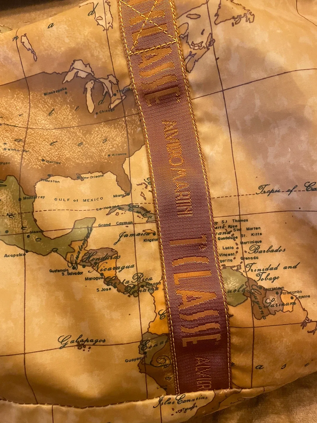 Alviero Martini Map Print Duffle Bag image indicator(2)