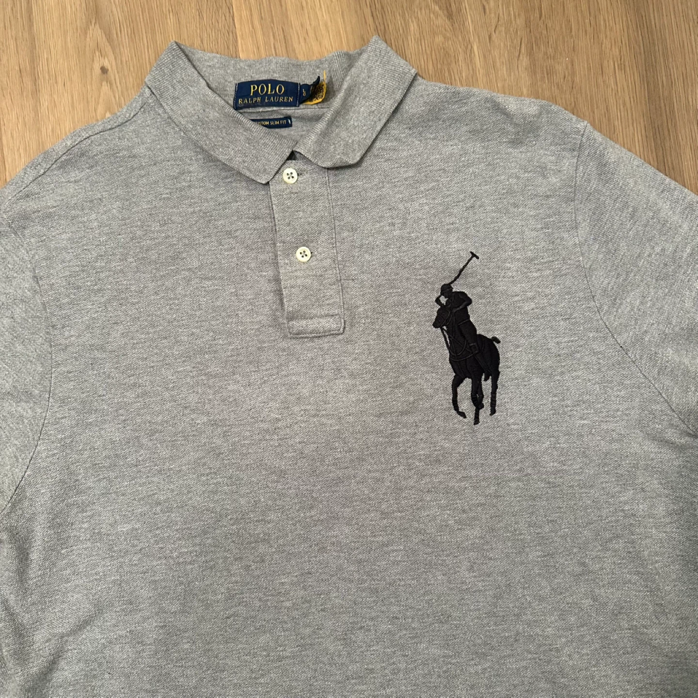 Polo Ralph Lauren Grey Polo Shirt - Size L - photo 2