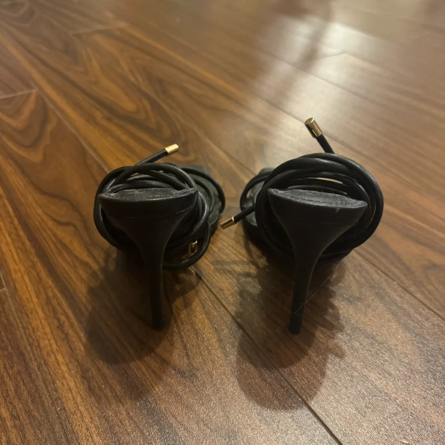 Fashion Nova Black Heels size 7 image indicator(3)