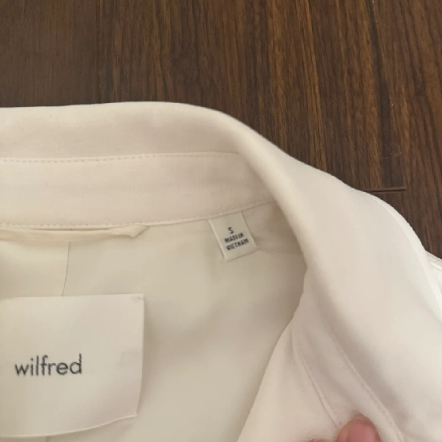 Wilfred Cream Cropped Jacket - Size Small image indicator(3)