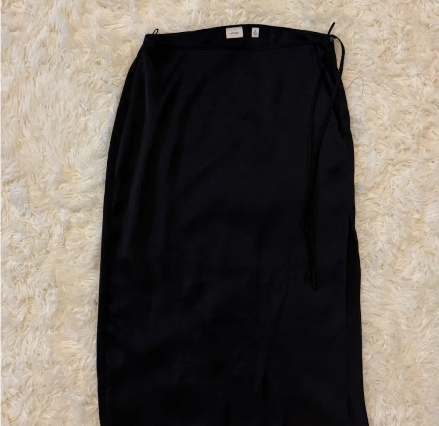 Wilfred Black Midi Skirt - Size 0