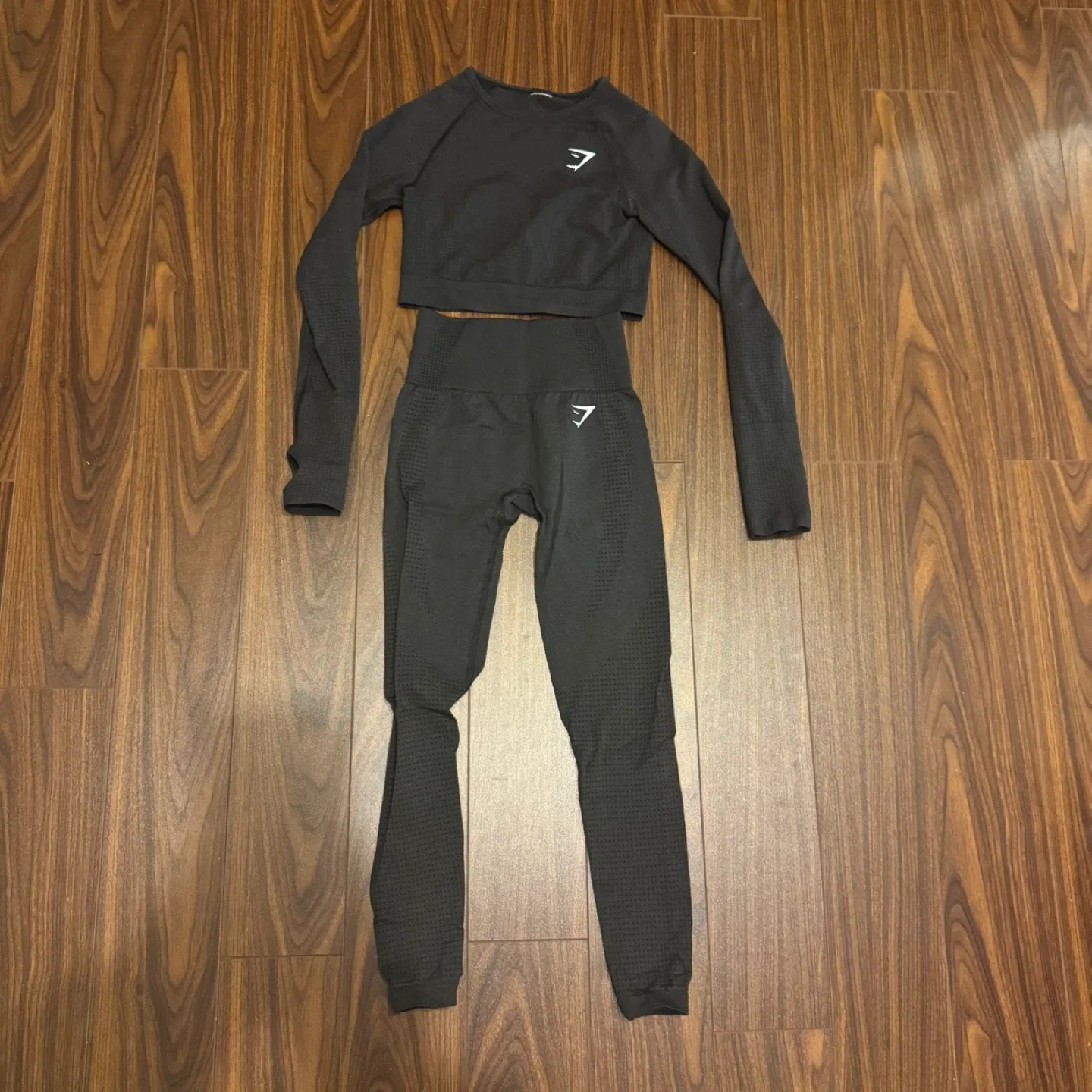 Gymshark Black Workout Set