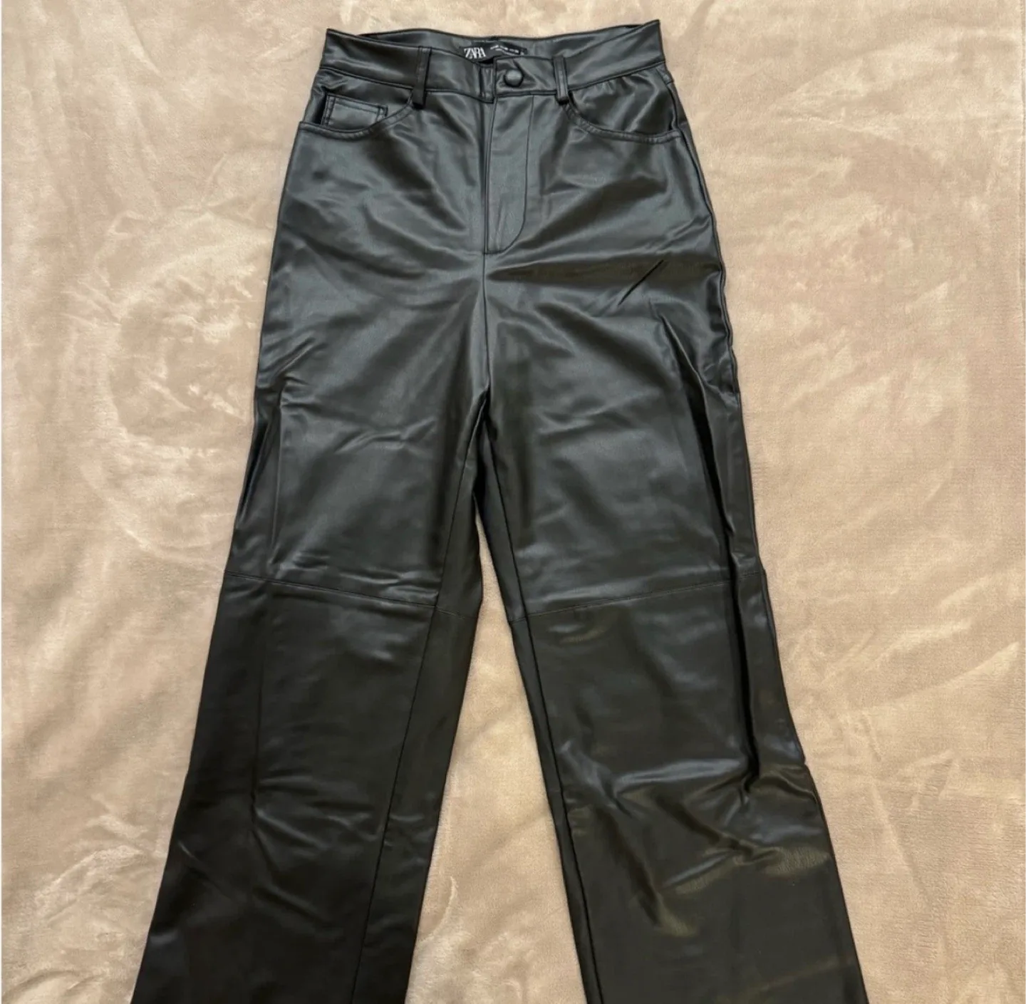 Zara Faux Leather Pants - XS