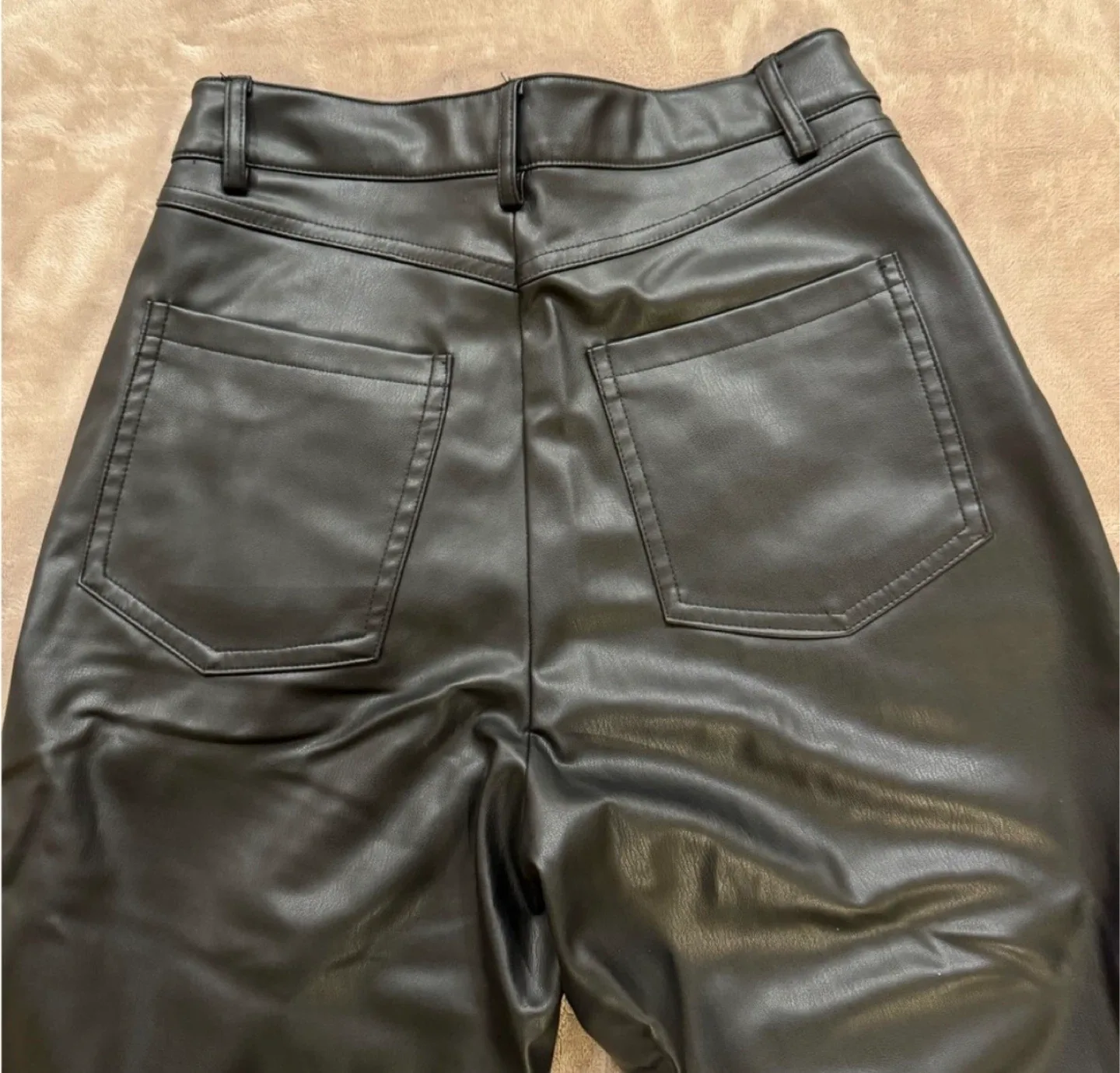 Zara Faux Leather Pants - XS image indicator(3)