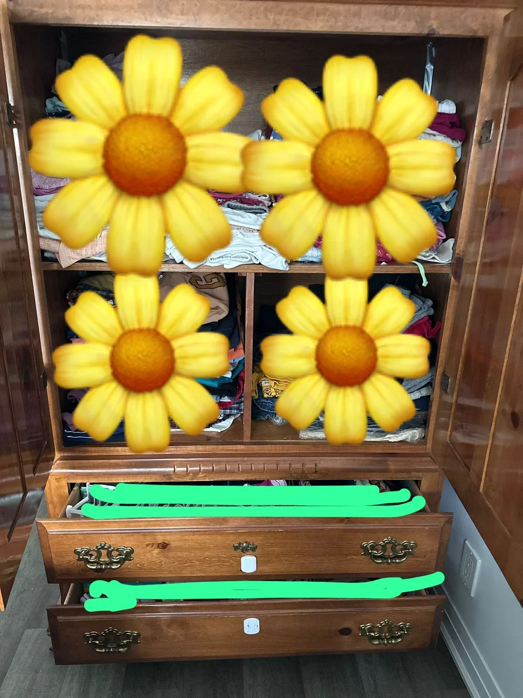 Wooden Armoire Wardrobe image indicator(2)