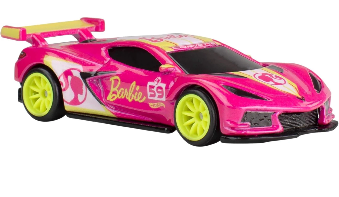 NEW Hot Wheels Premium Pop Culture Barbie 65th Corvette C8.R - photo 4