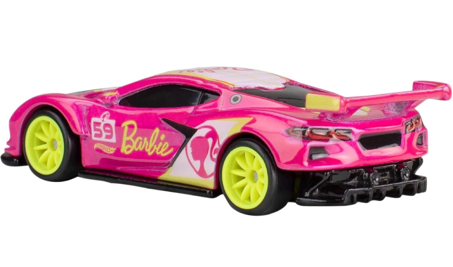 NEW Hot Wheels Premium Pop Culture Barbie 65th Corvette C8.R - photo 2