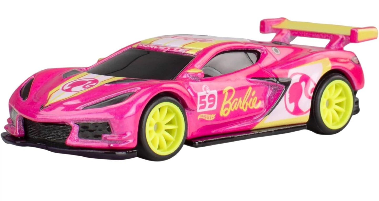 NEW Hot Wheels Premium Pop Culture Barbie 65th Corvette C8.R - photo 5