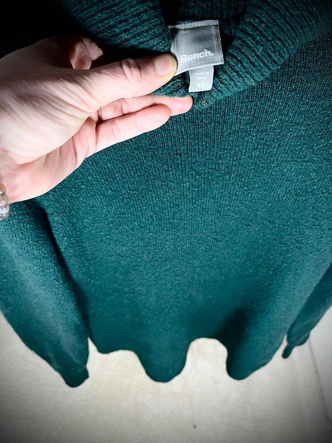 Bench. Green Turtleneck Sweater - Size XS - photo 2