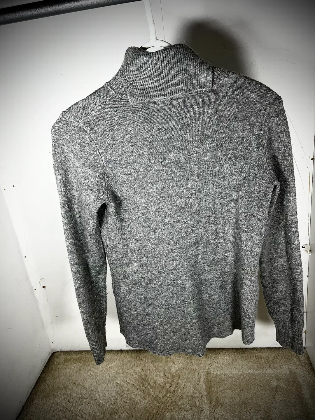 Bench Grey XS Turtleneck Sweater
