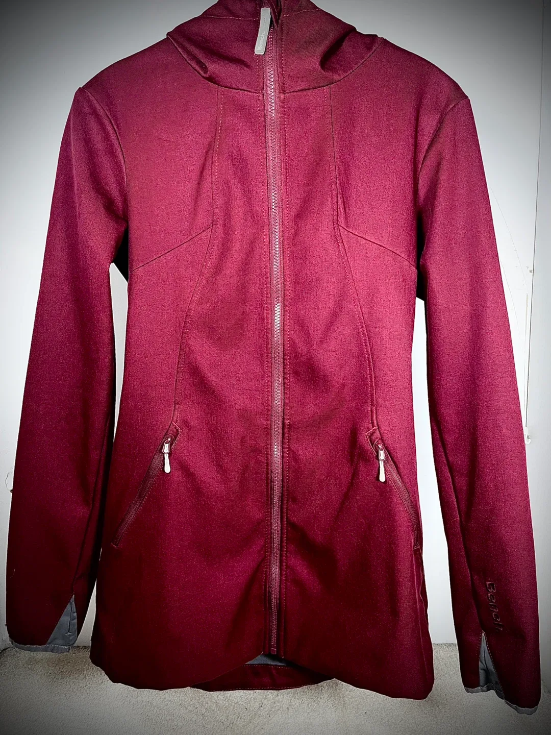 Bench Burgundy Softshell Jacket - Size S