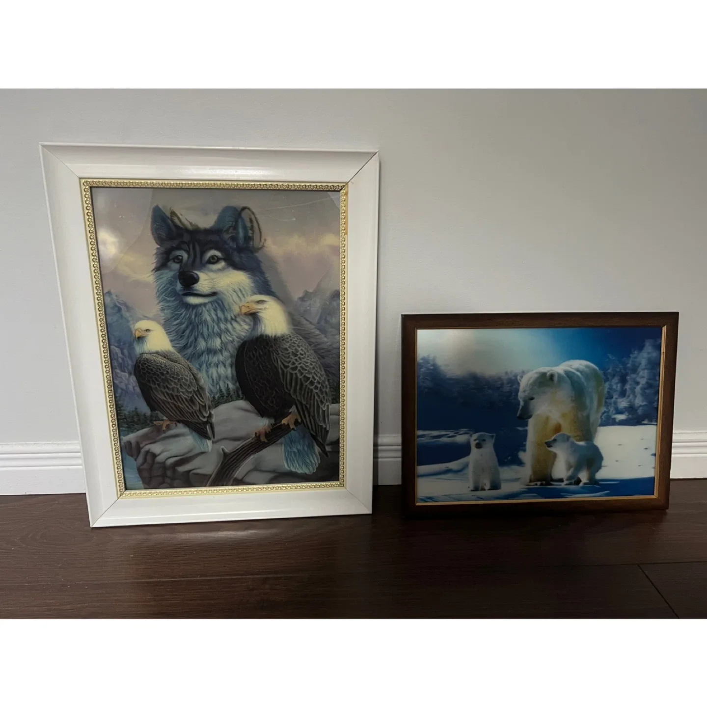 Husky & Polar Bear  3D Frames  ($5 Altogether)