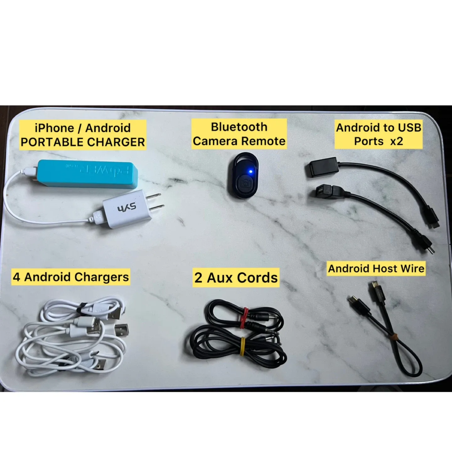 Android/iPhone Cable & Charger Set - $5 Bundle