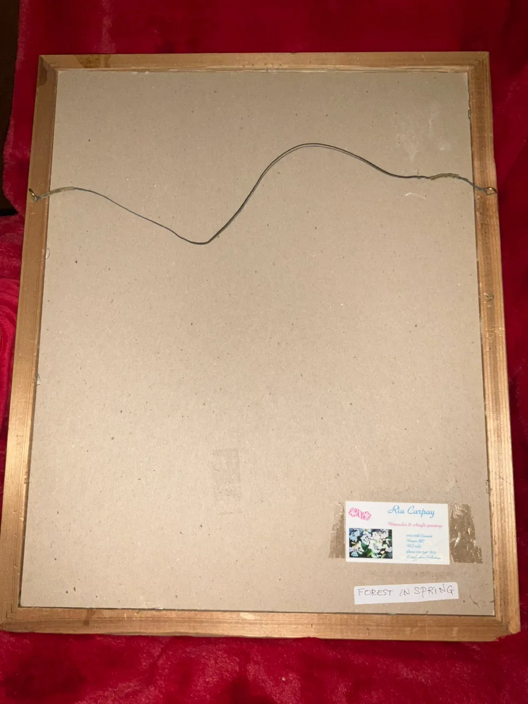 Ria Carpay "Forest in Spring" Painting image indicator(5)