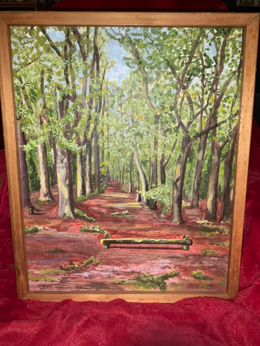 Ria Carpay "Forest in Spring" Painting