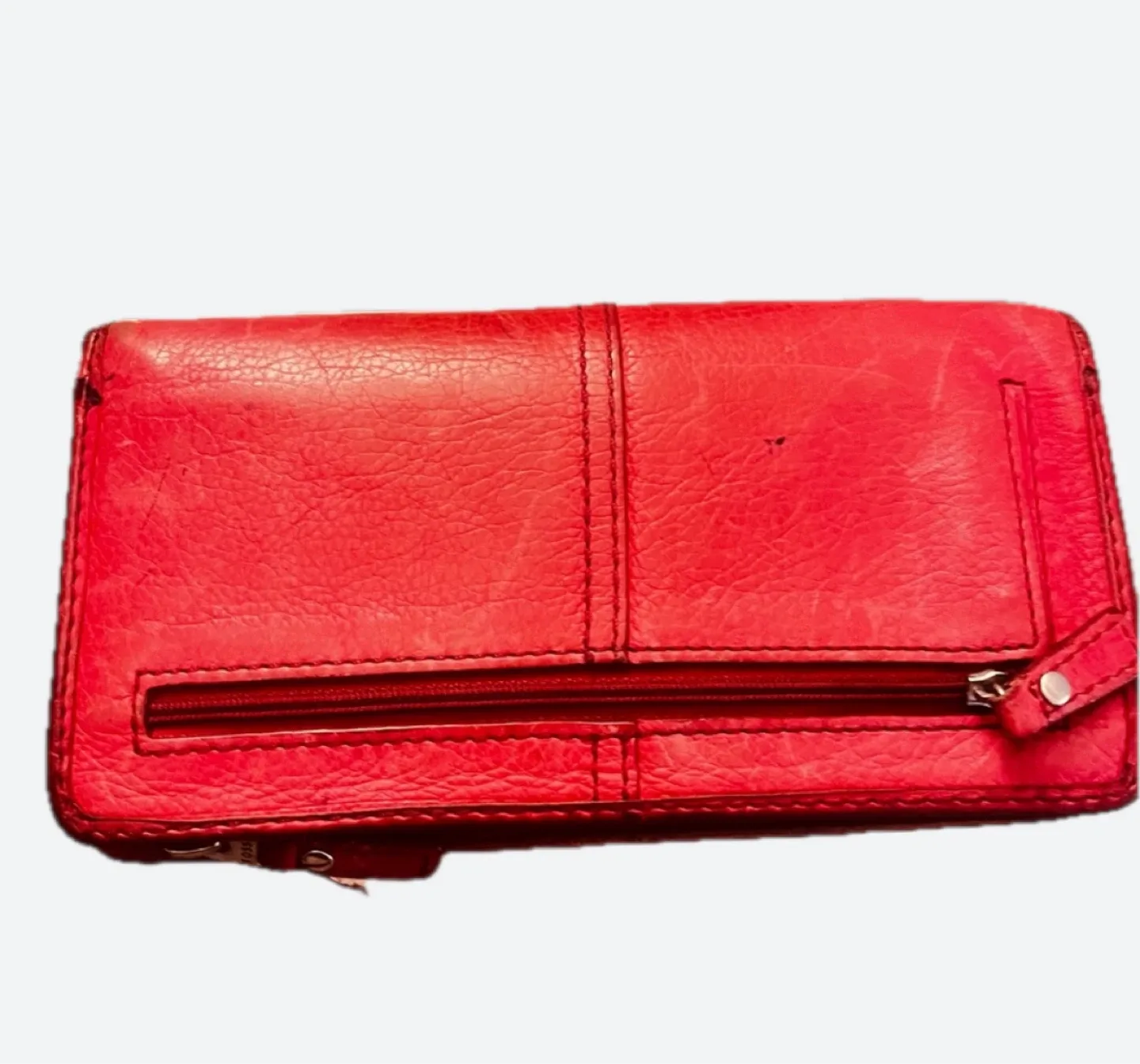 Fossil Red Leather Wallet image indicator(2)