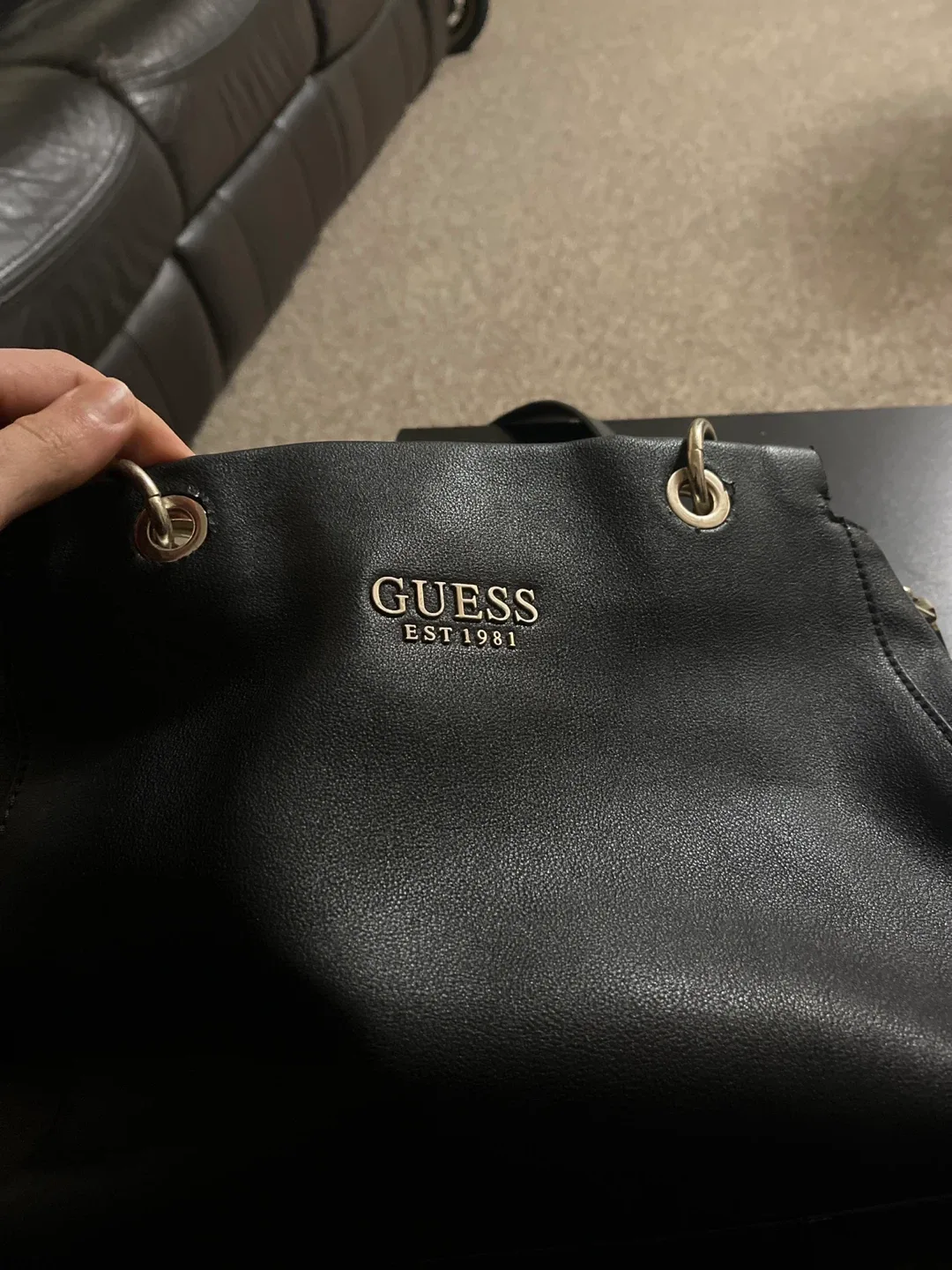 Guess Black Tote Bag