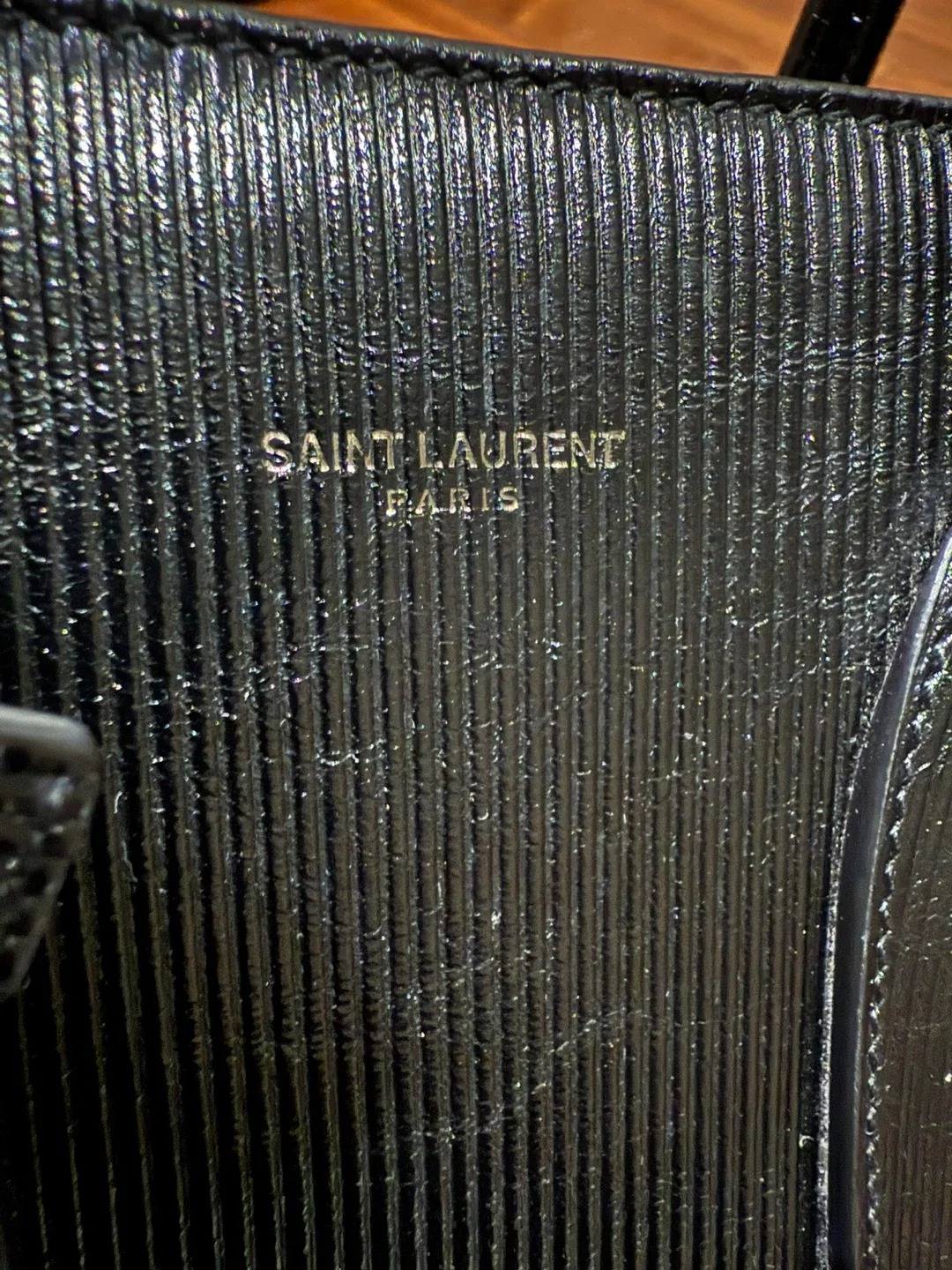 Saint Laurent Black Leather Tote Bag image indicator(4)